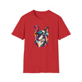 Geometric Dog with Sunglasses