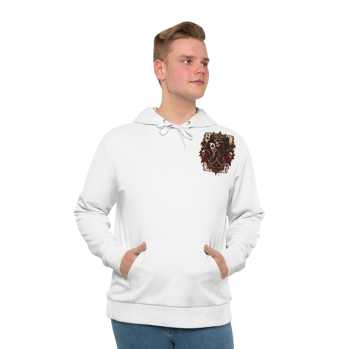 Ace of Spades Queen — Men's Hoodie (AOP)