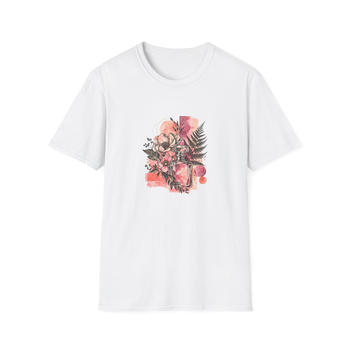 Floral & Bottle Illustration