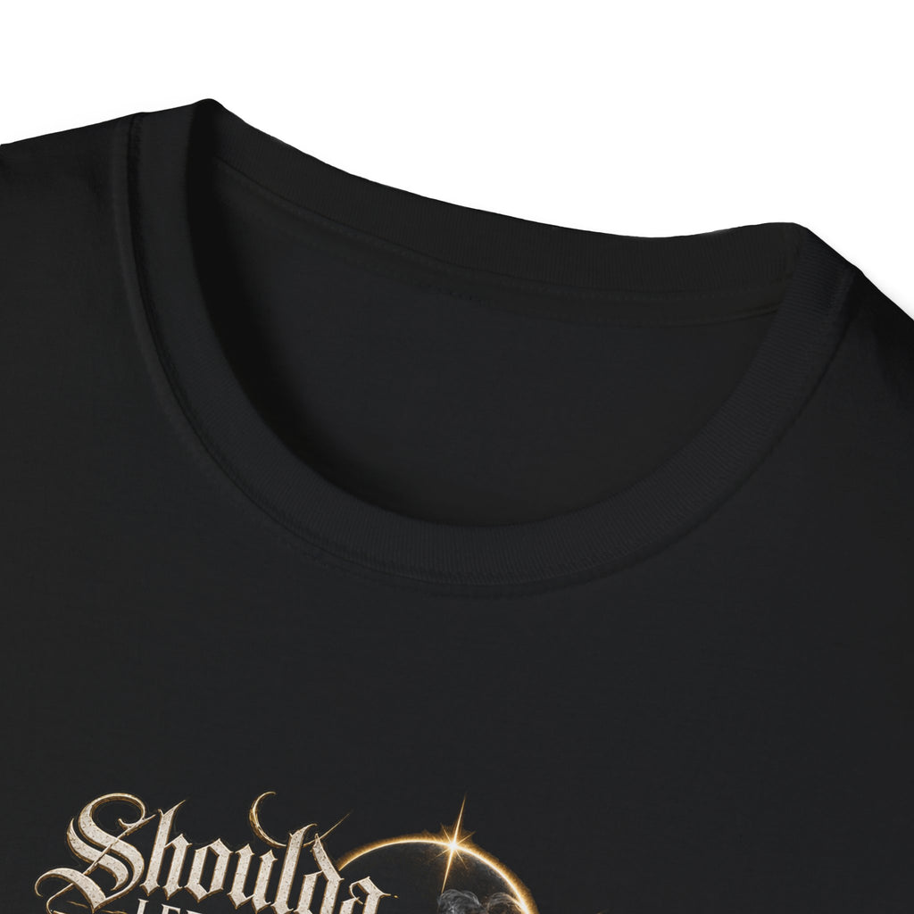 Dark Typography Graphic Shirt