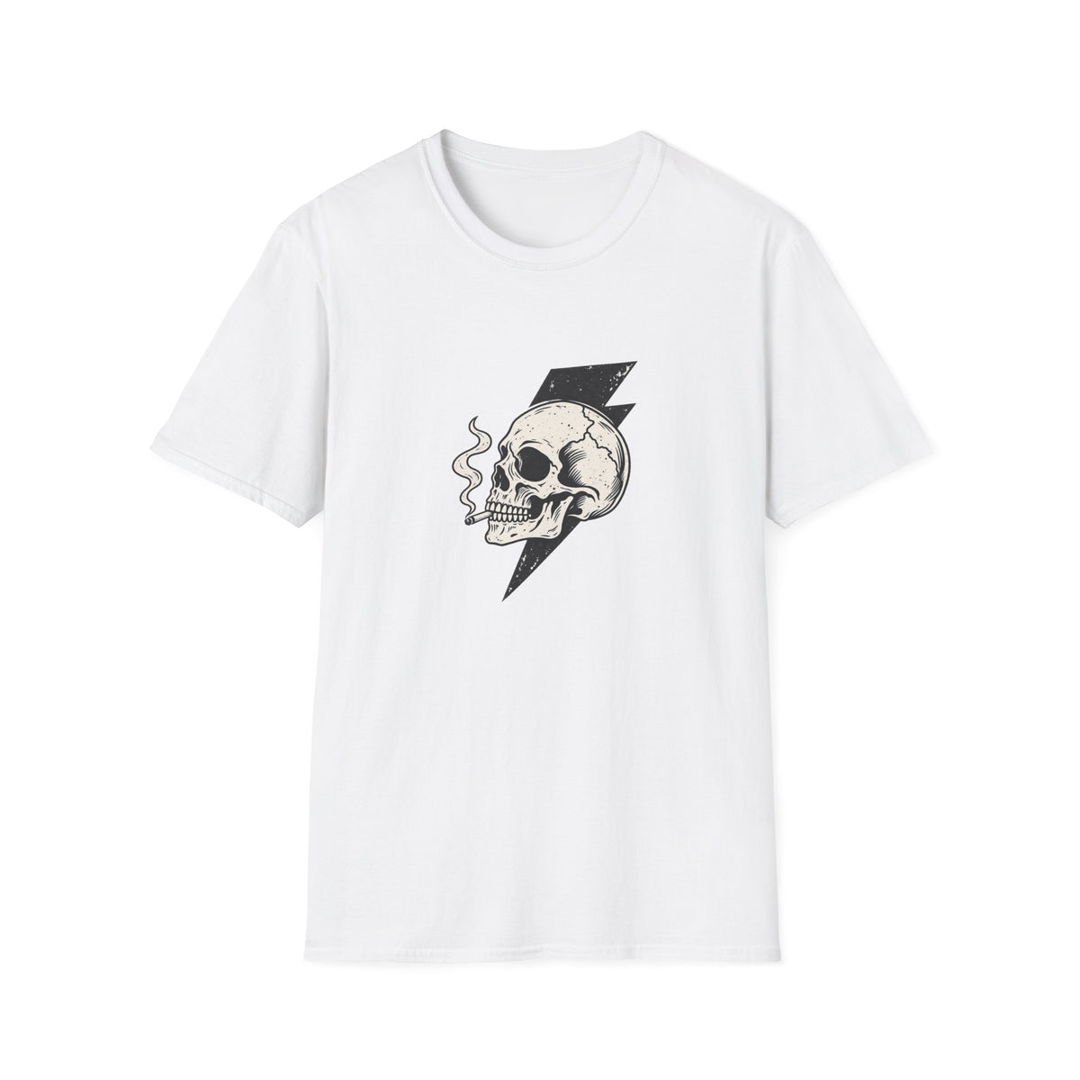 Skull with Lightning Bolt