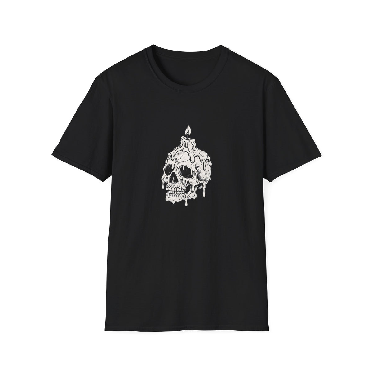 Skull with Burning Candle