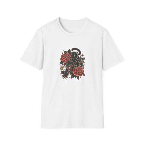 Black Panther with Roses and Dice