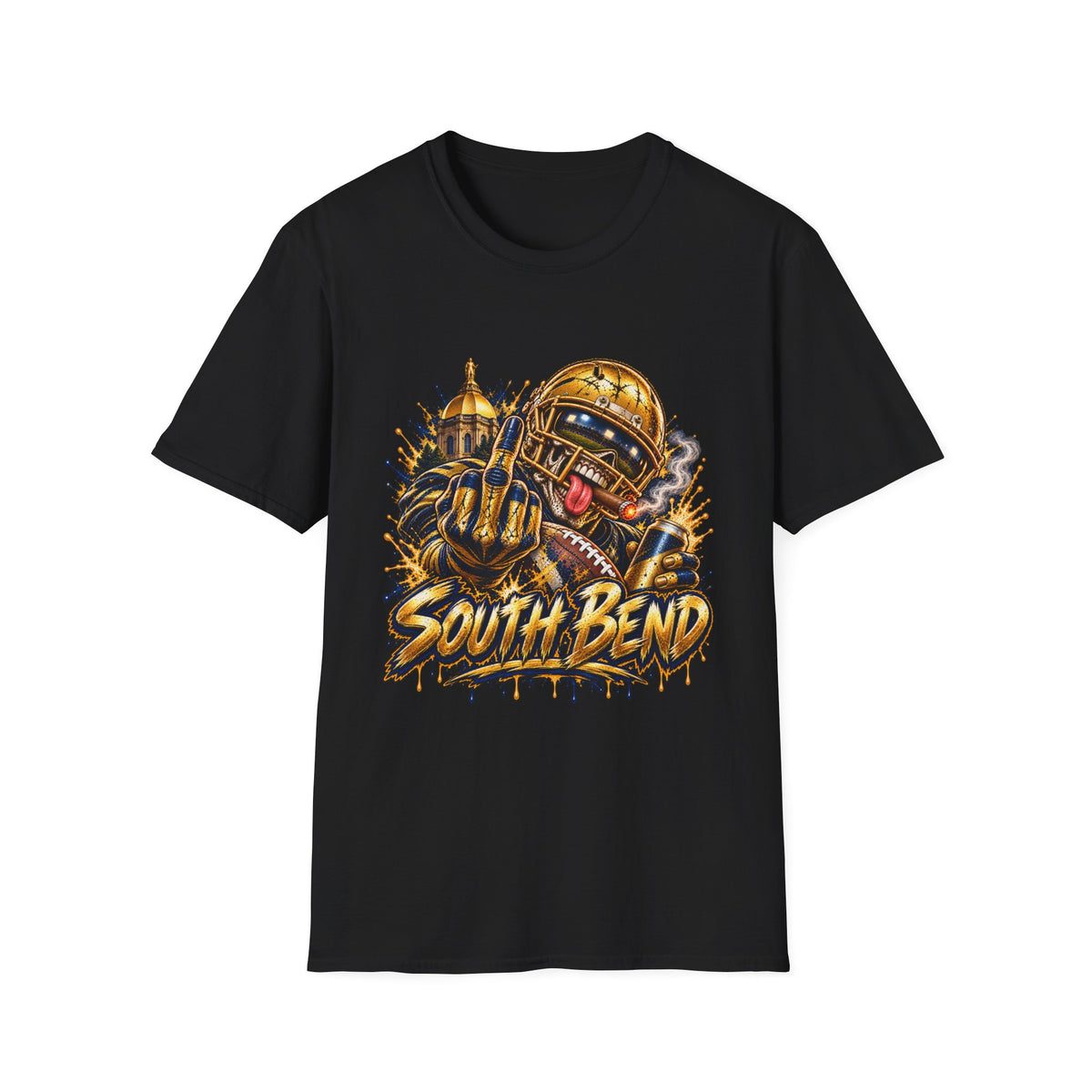 South Bend Illustration — Unisex Softstyle T-Shirt