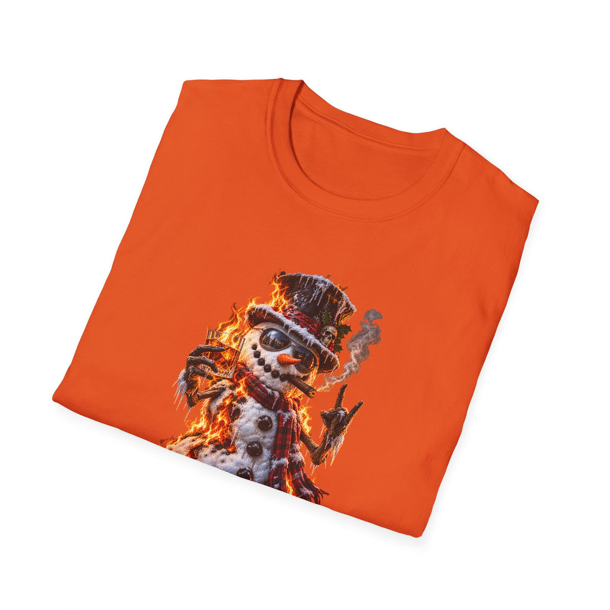 Burning Snowman