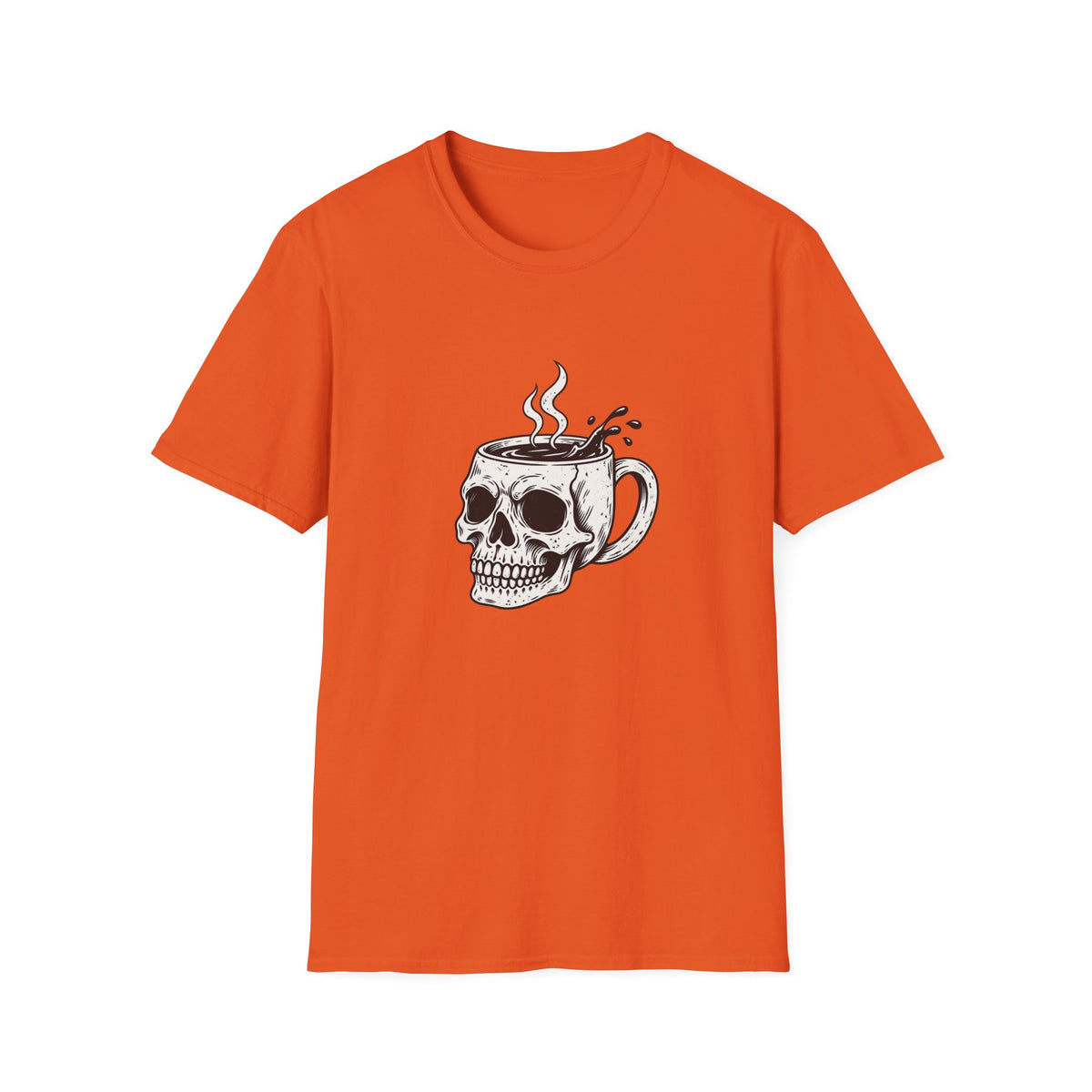 Skull with Coffee Mug