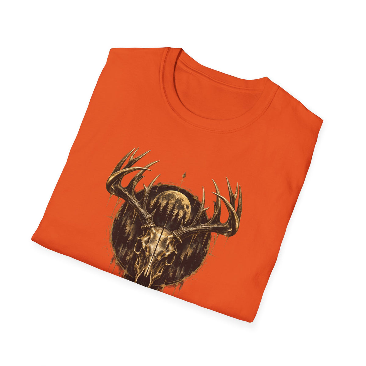 Skull with Antlers and Moon