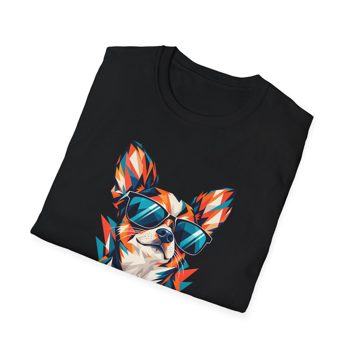 Geometric Dog Portrait
