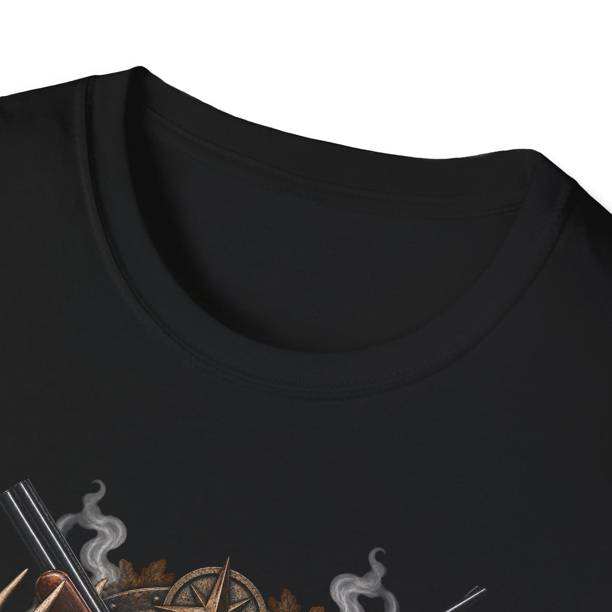Crossed Guns with Skull and Antlers
