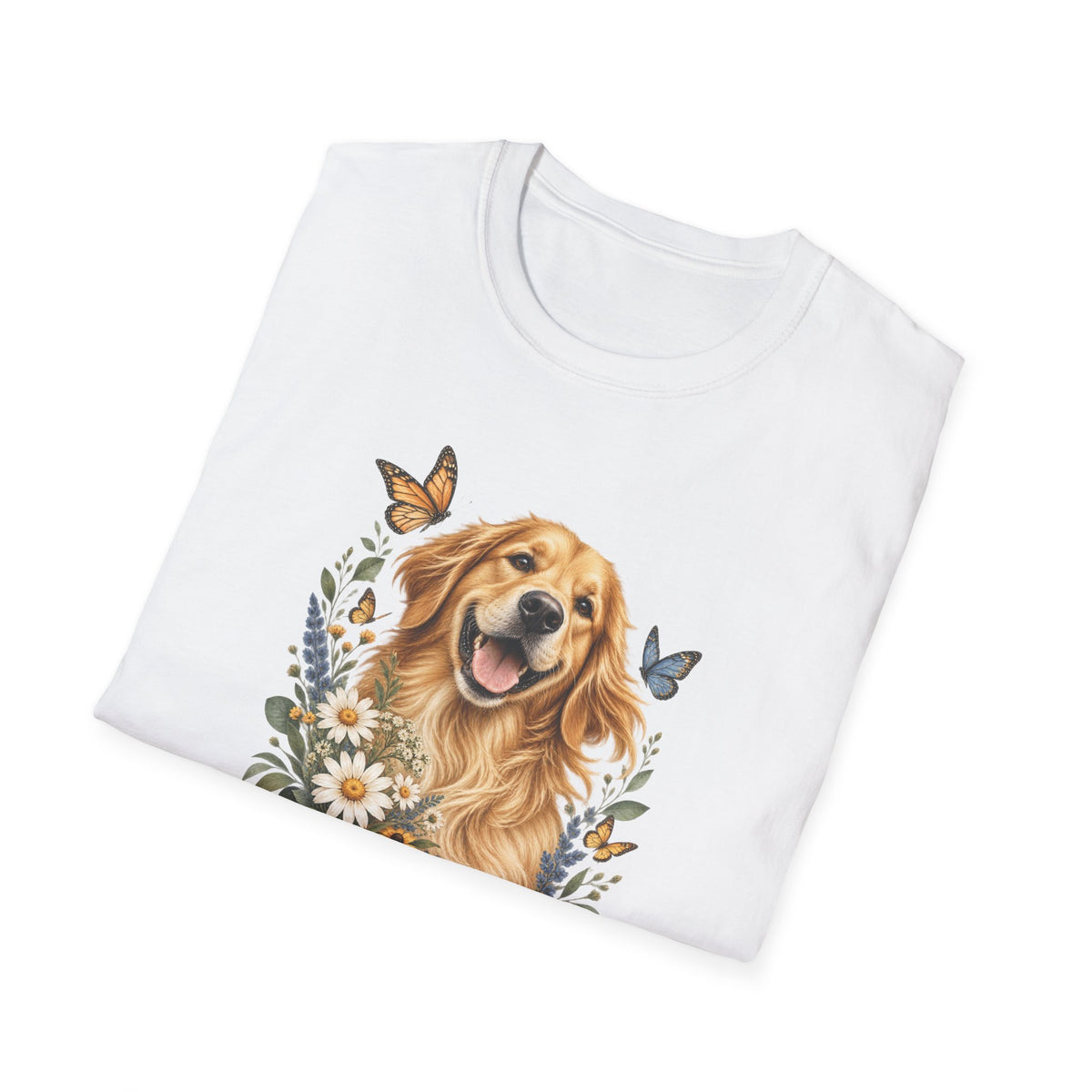 Golden Retriever Floral