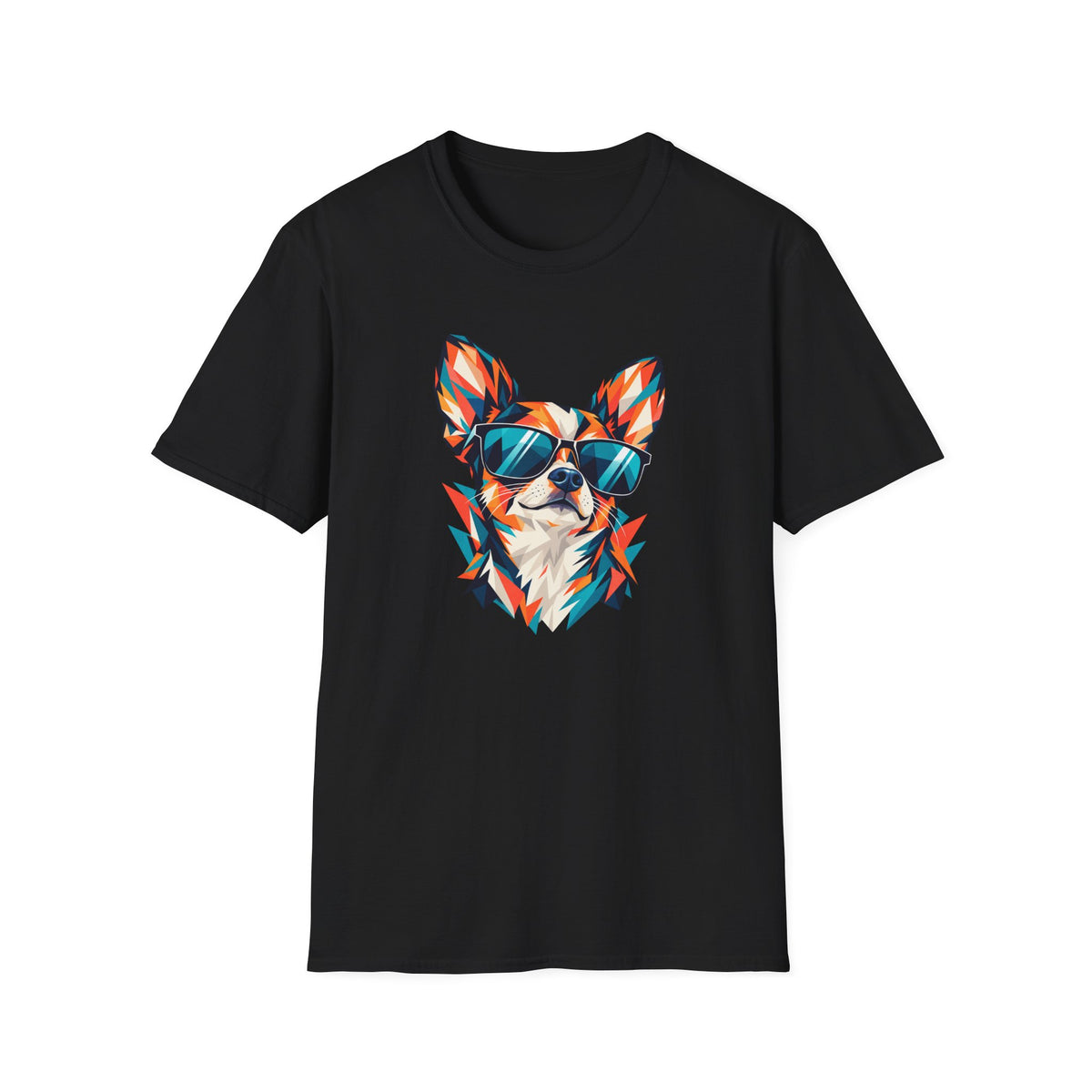 Geometric Dog Portrait