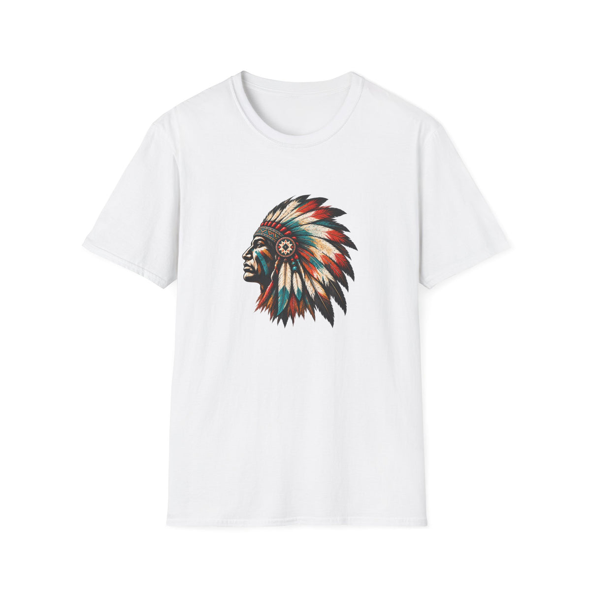 Native American Headress Portrait