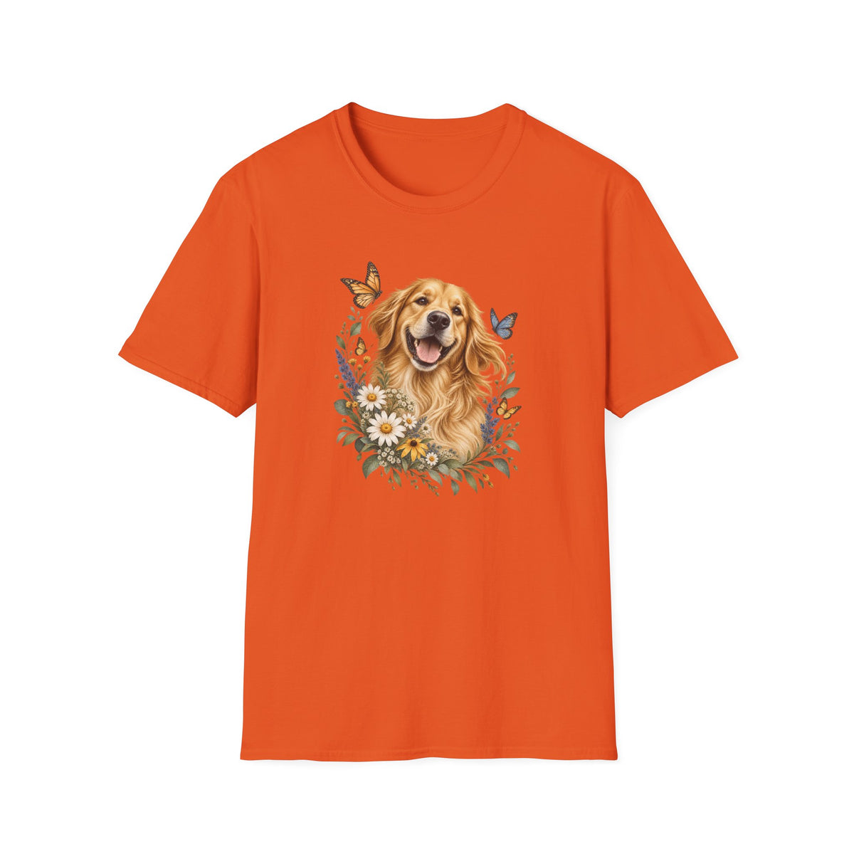 Golden Retriever Floral