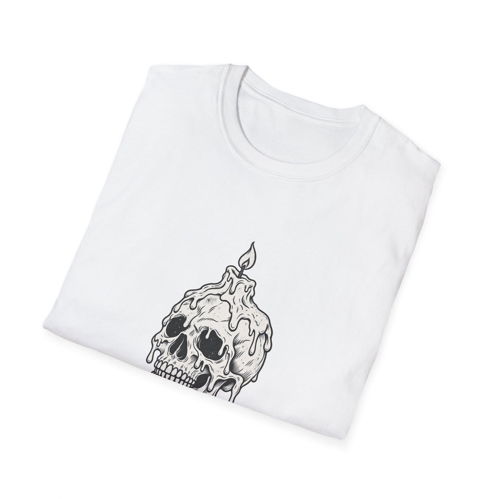 Skull with Burning Candle