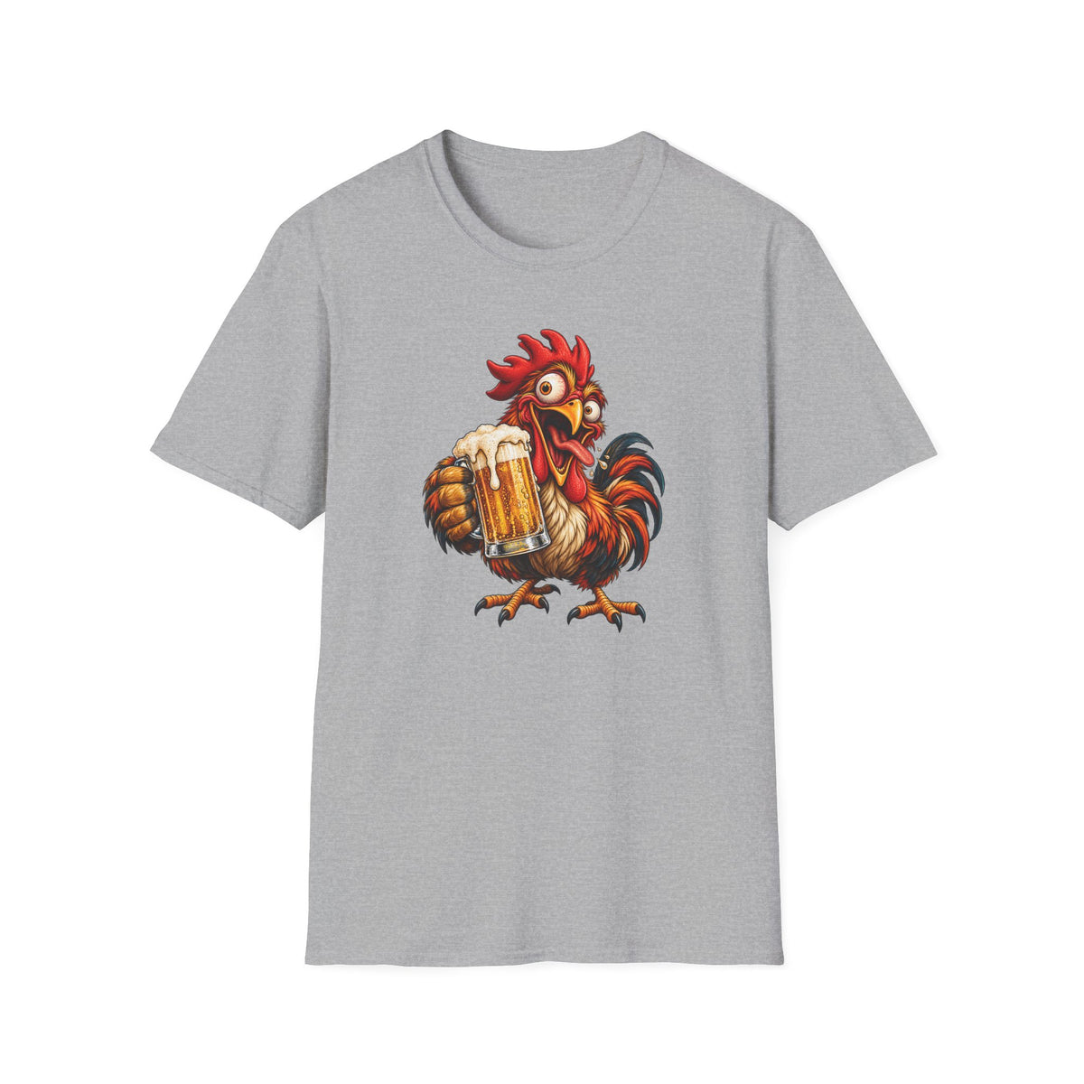 Rooster with Beer Mug