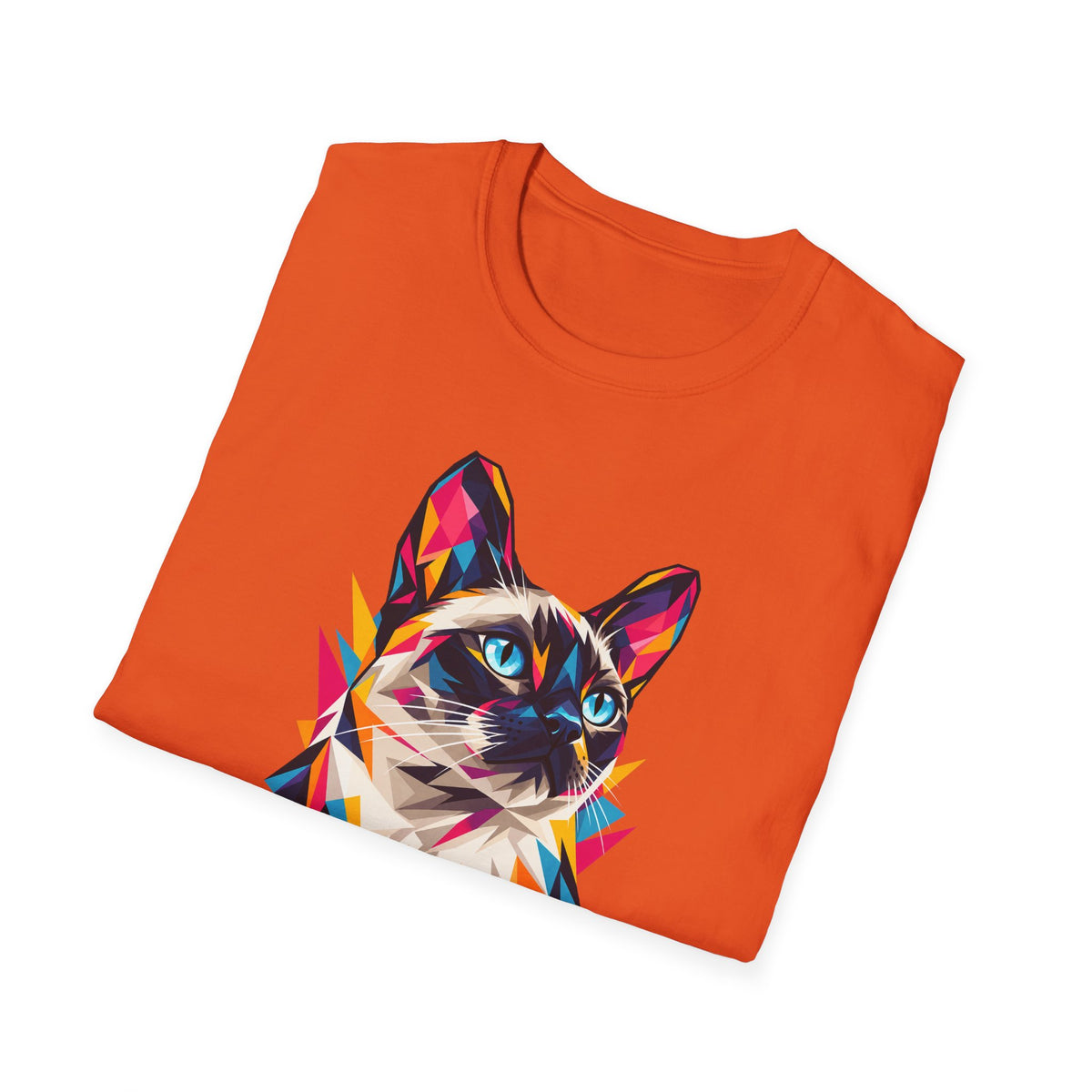 Geometric Cat Portrait