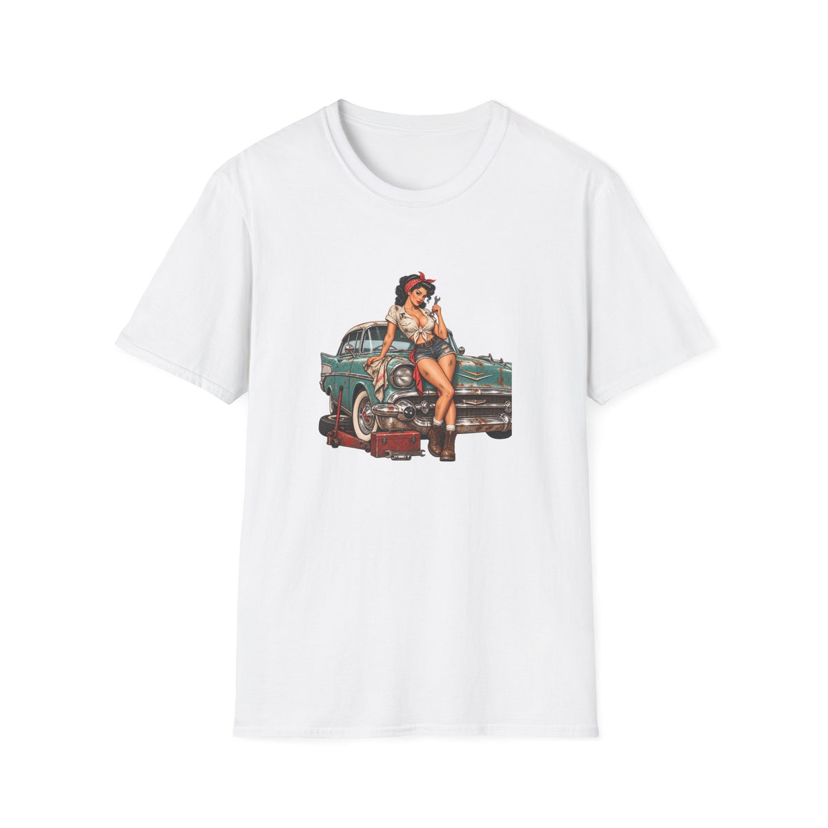 Retro Mechanic Pin Up