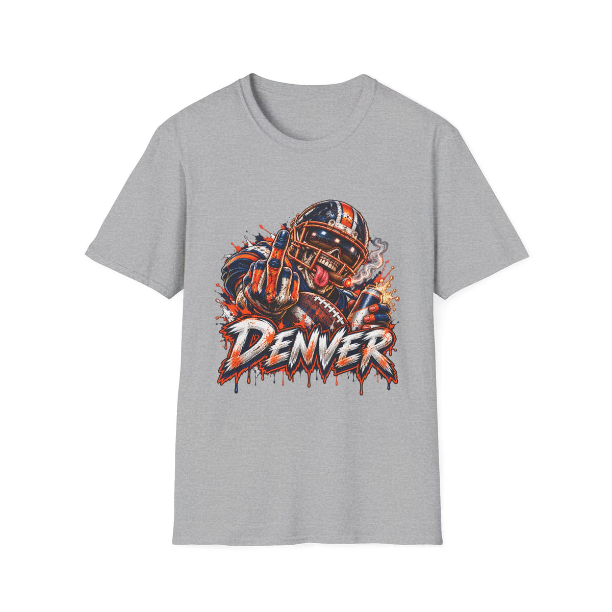 Denver Illustration T-Shirt — Unisex Softstyle T-Shirt
