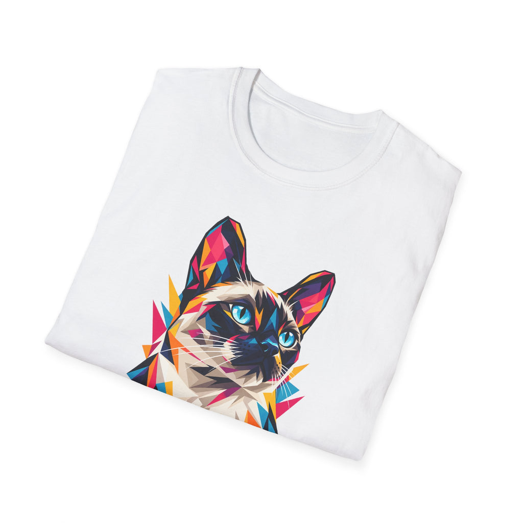 Geometric Cat Portrait