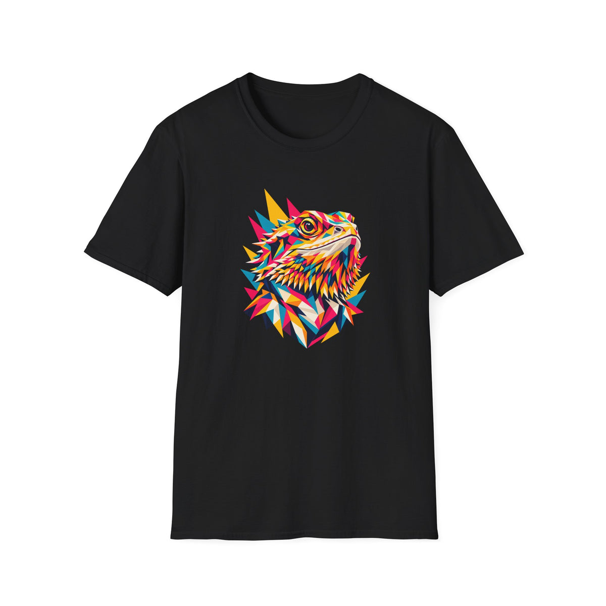 Geometric Lizard Head