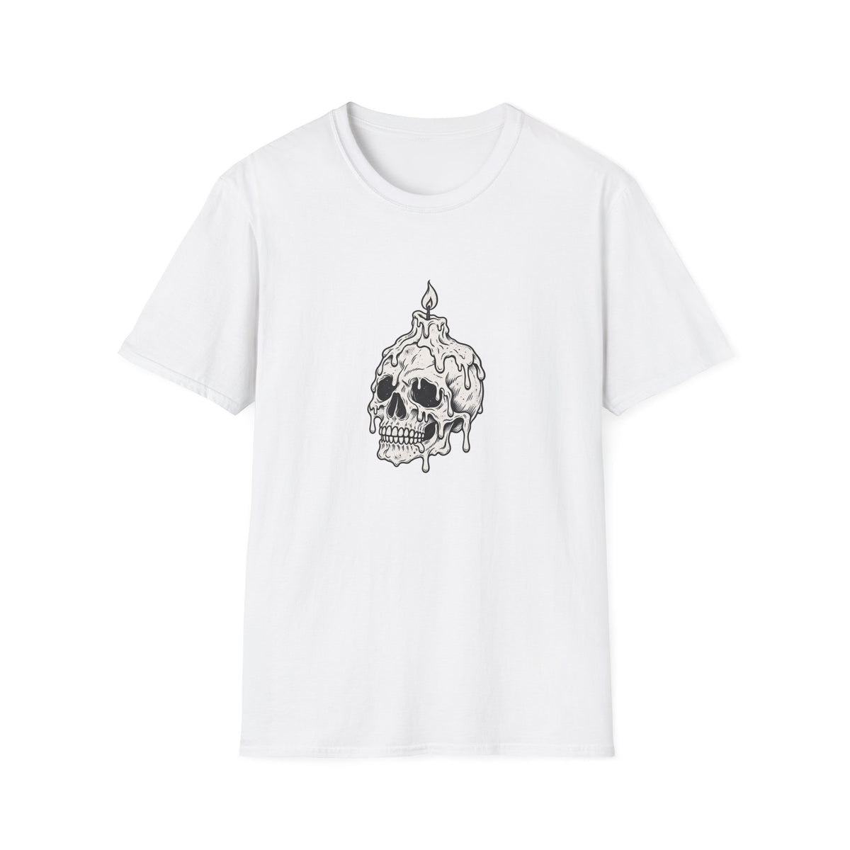 Skull with Burning Candle