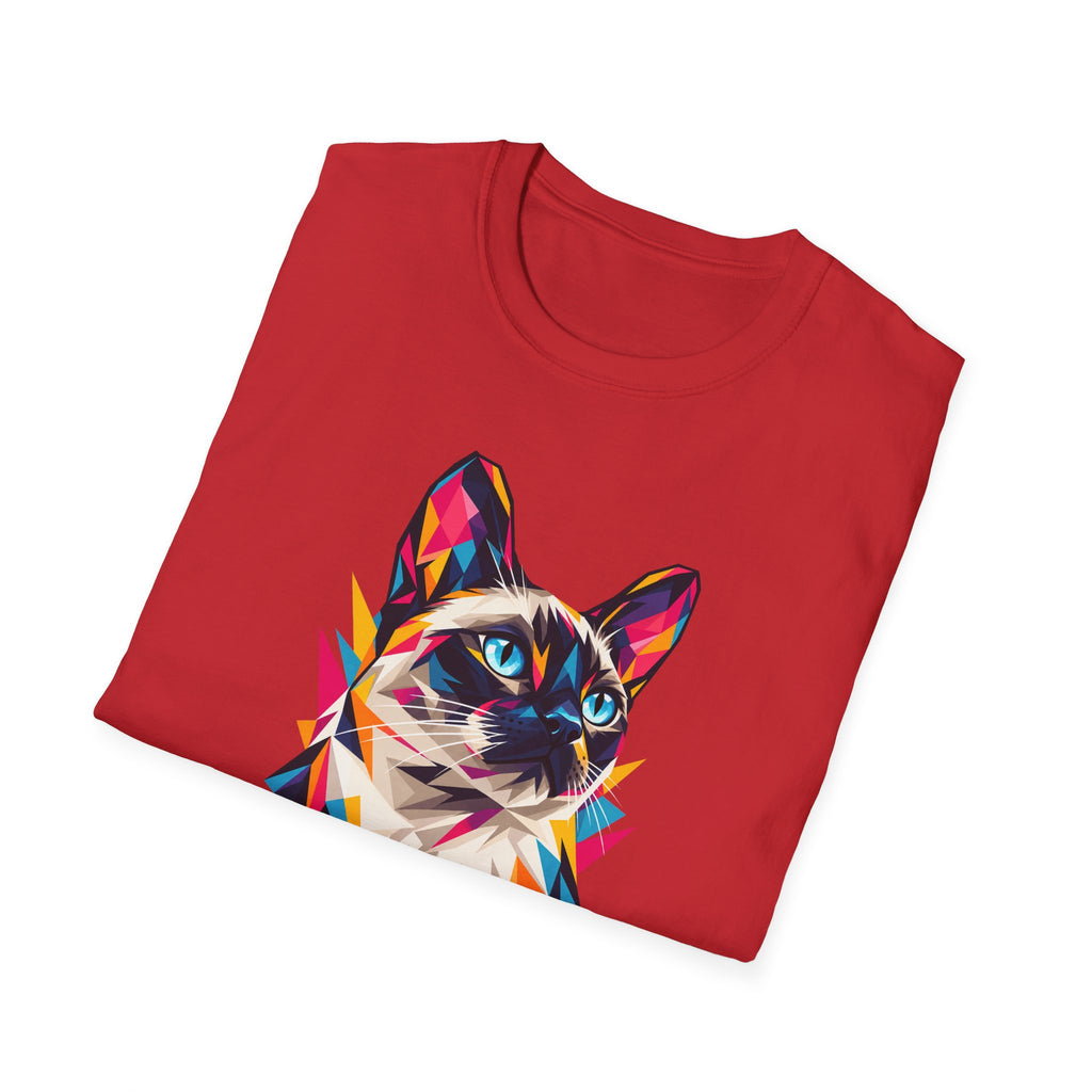 Geometric Cat Portrait