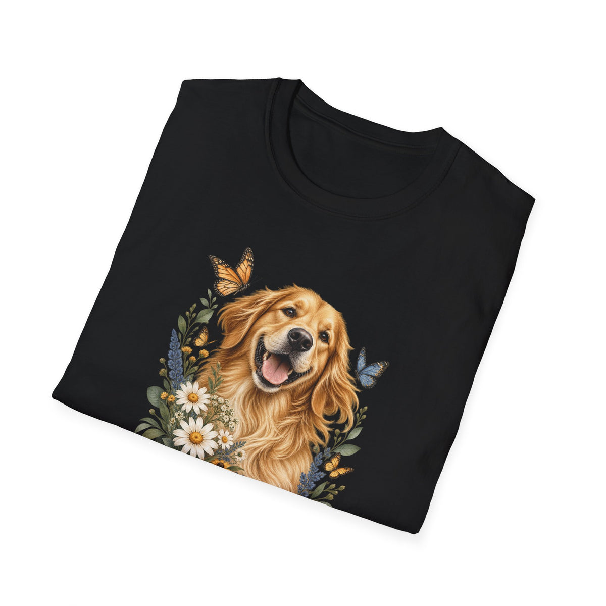 Golden Retriever Floral