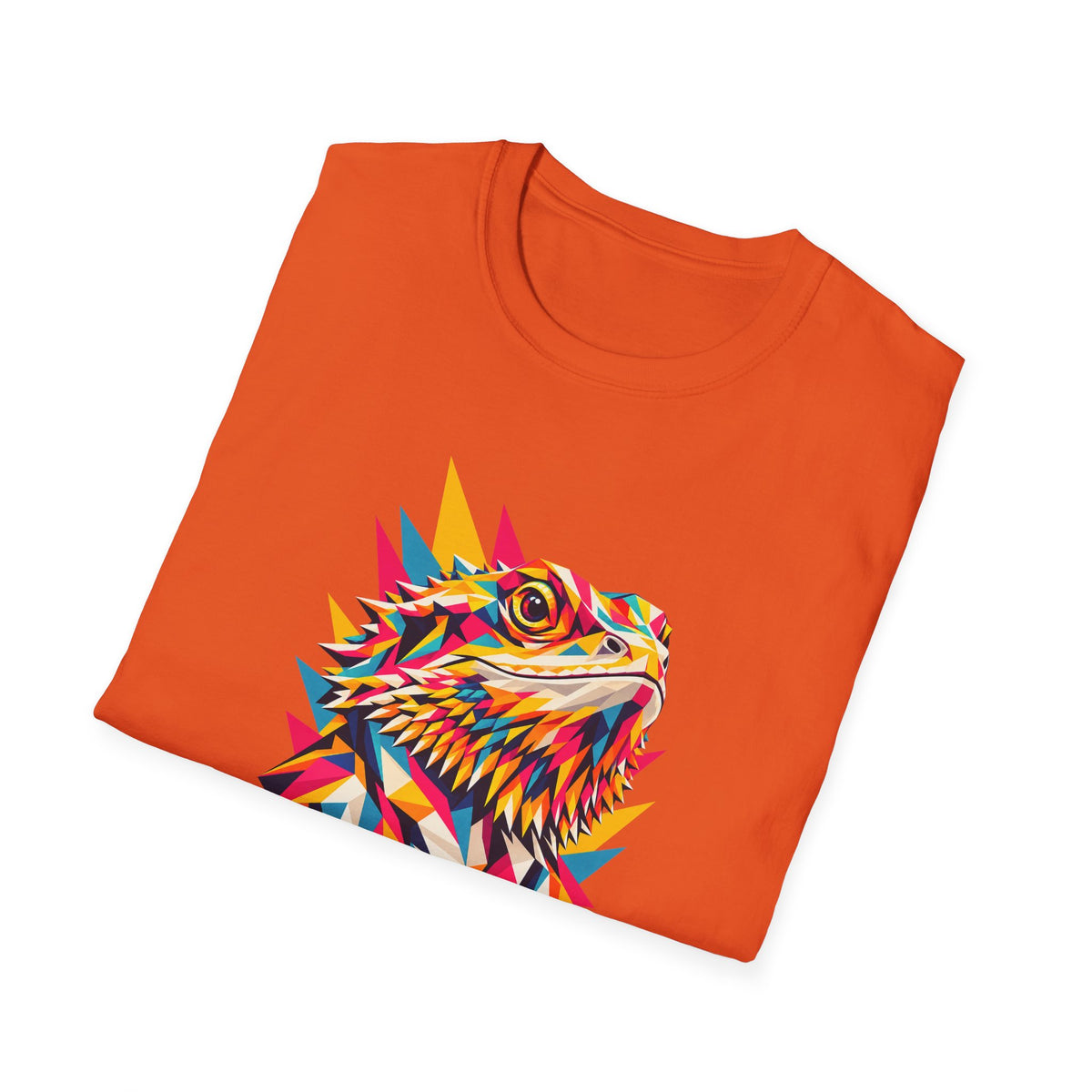 Geometric Lizard Head
