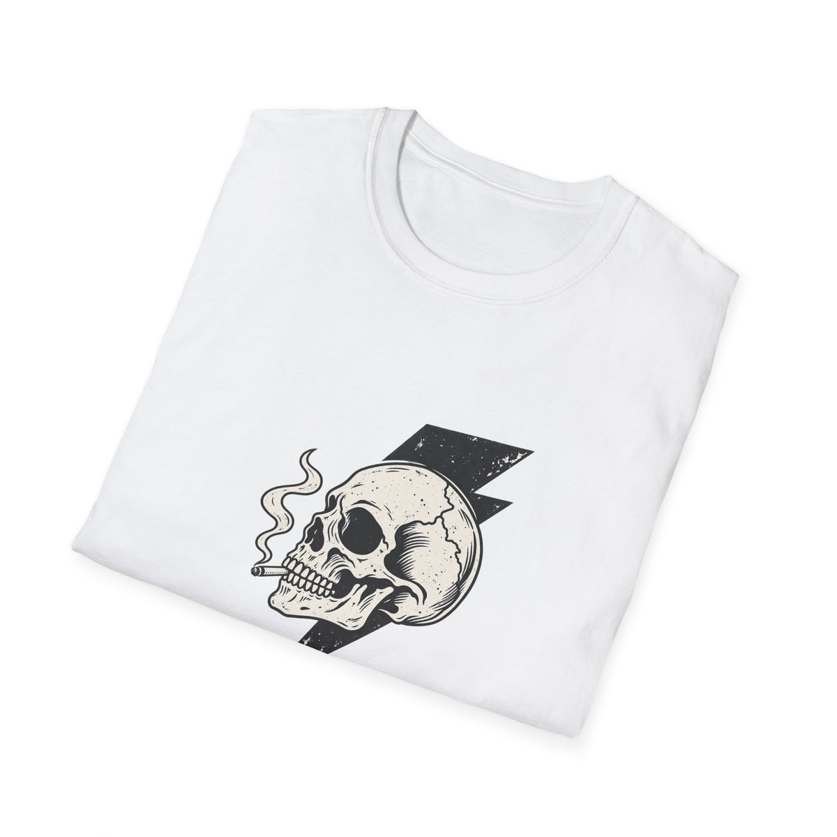 Skull with Lightning Bolt