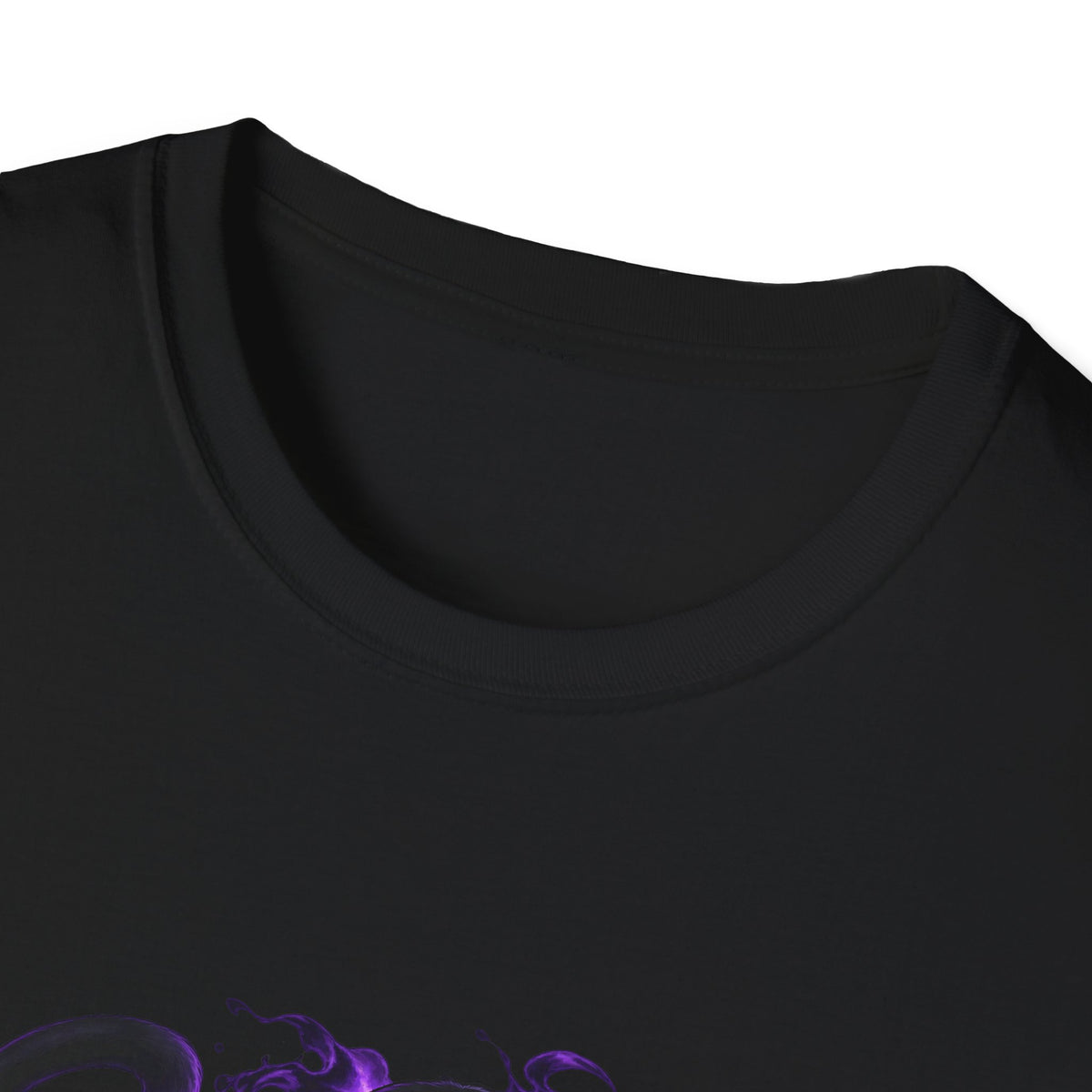 Black Panther with Purple Flames