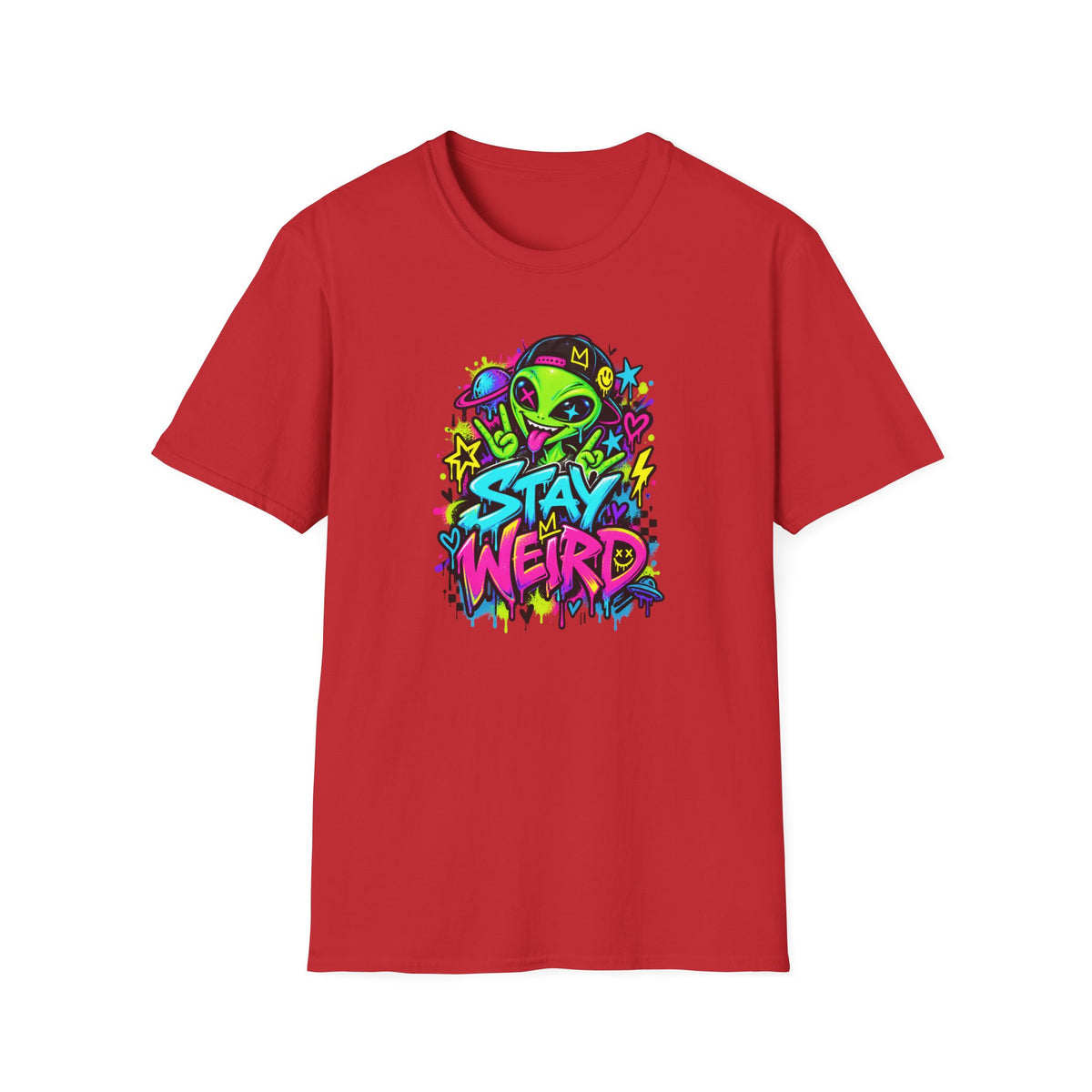 Stay Weird Alien Graphic Tee