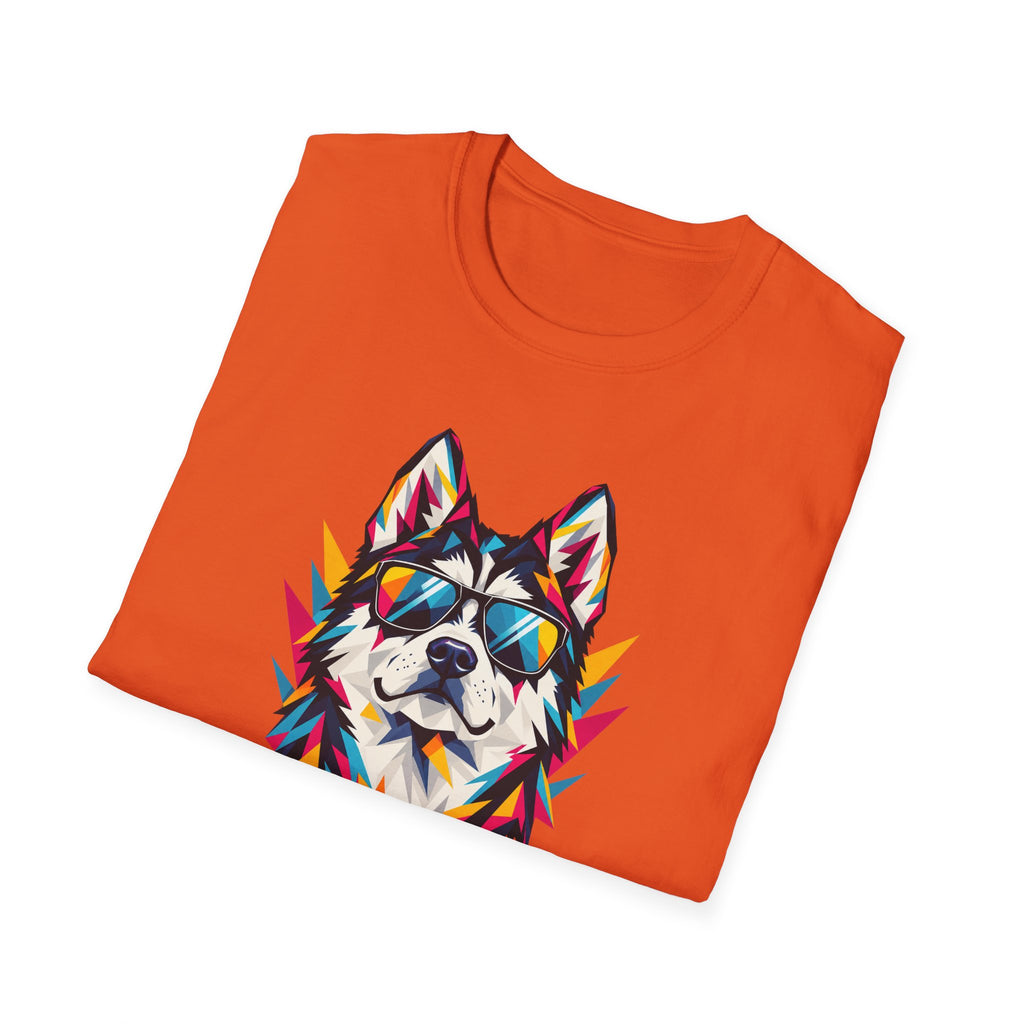 Geometric Dog Head