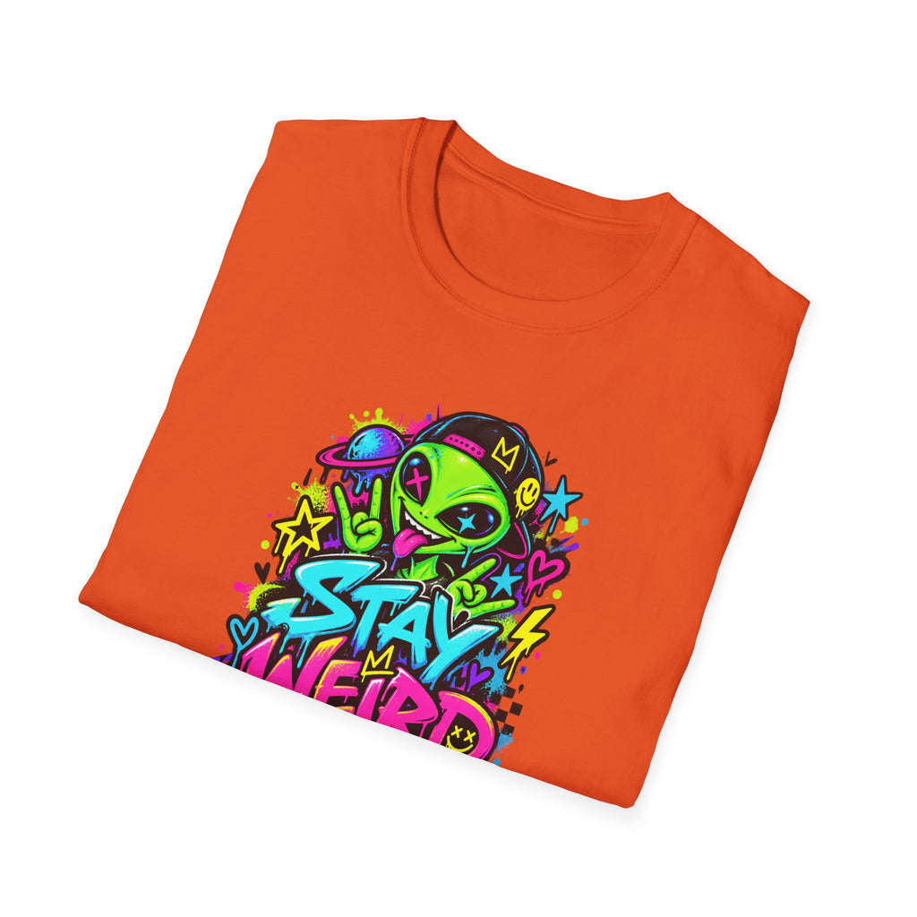 Stay Weird Alien Graphic Tee
