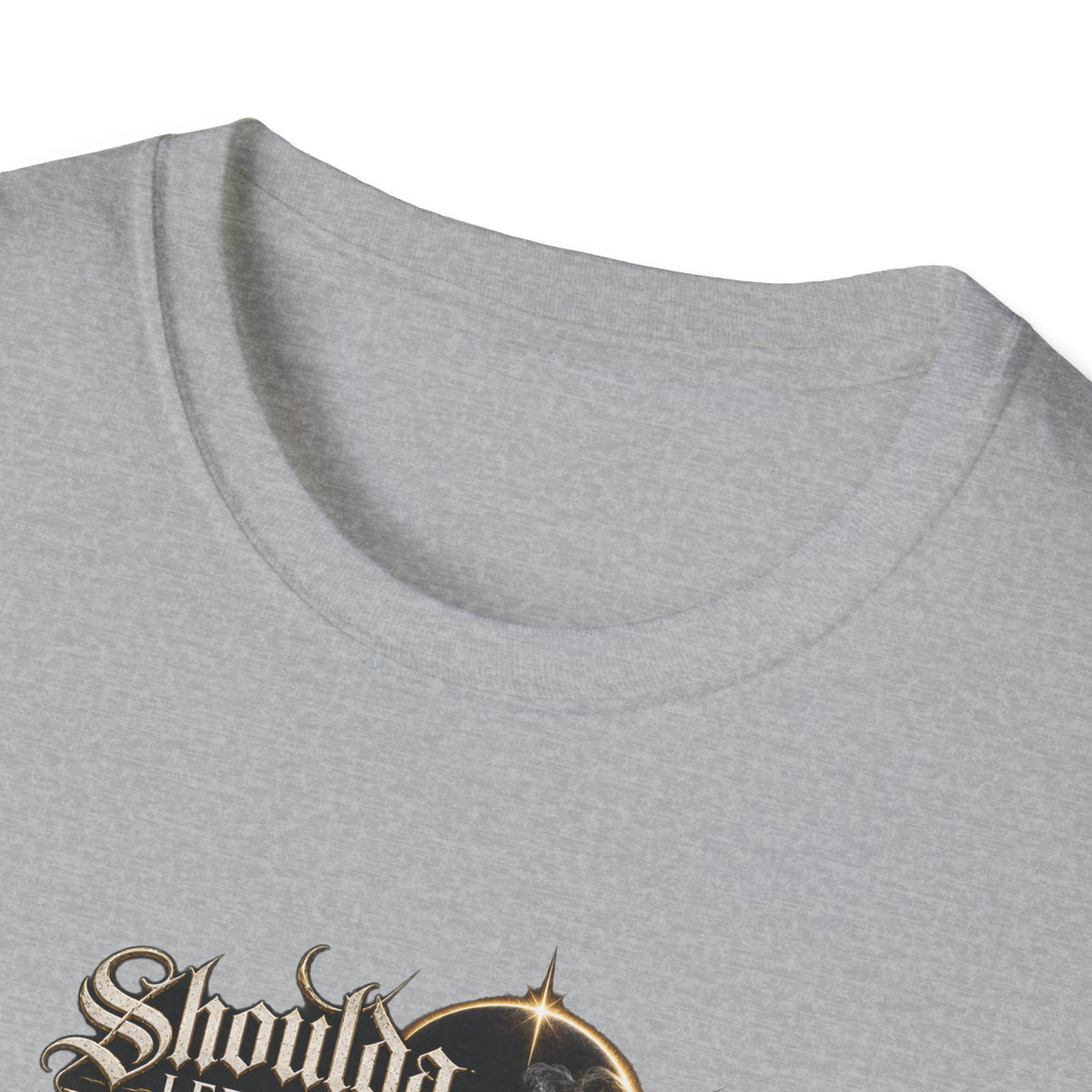 Dark Typography Graphic Shirt