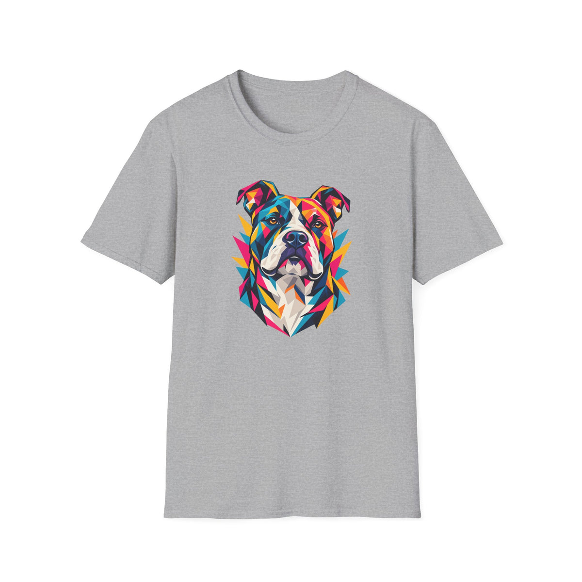 Geometric Dog Portrait