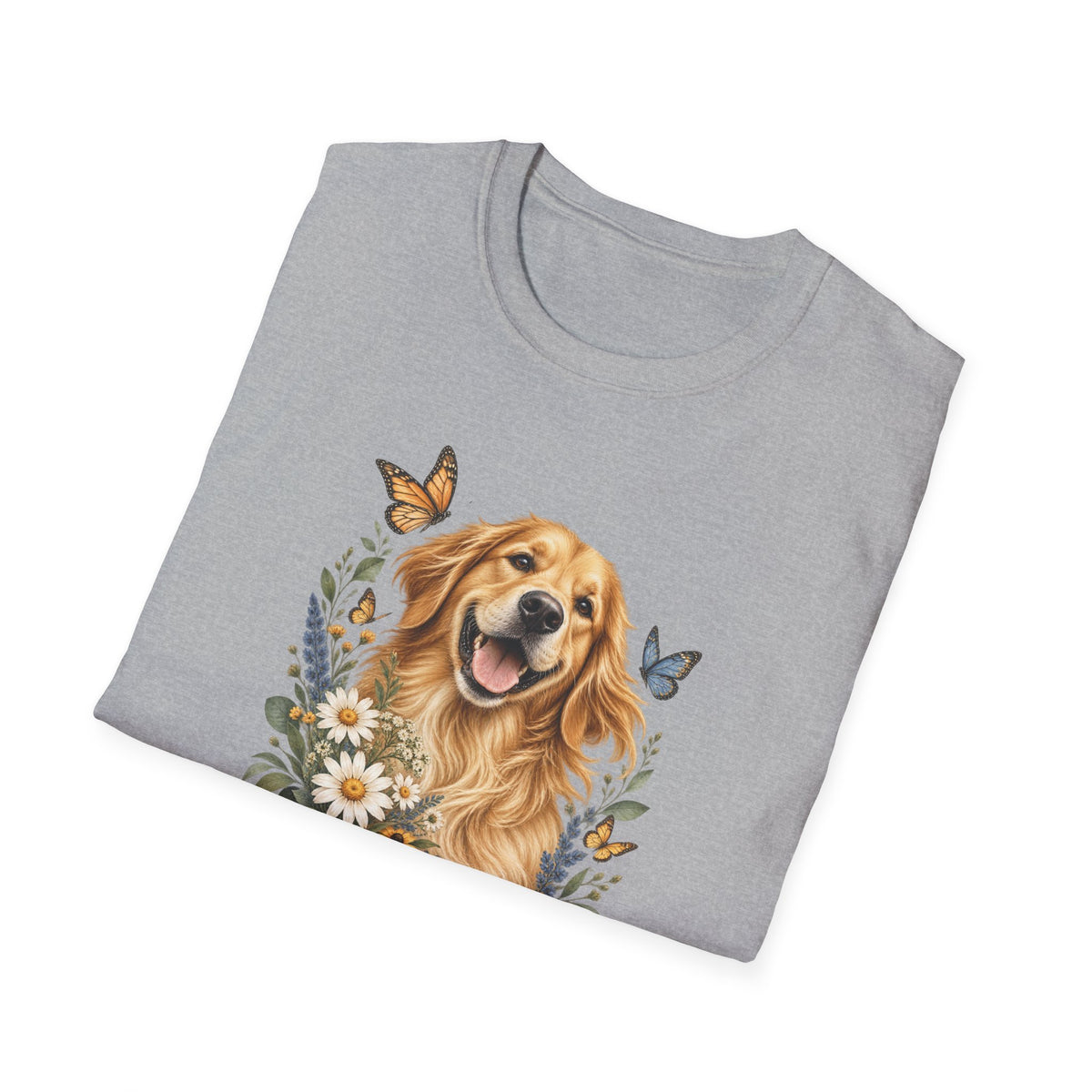 Golden Retriever Floral
