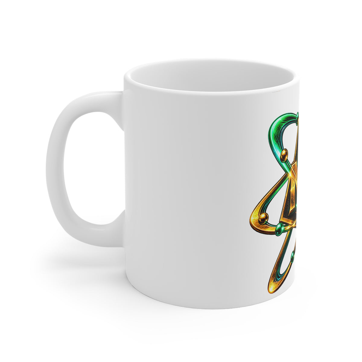 Atomic Emblem Mug — 11oz White Mug