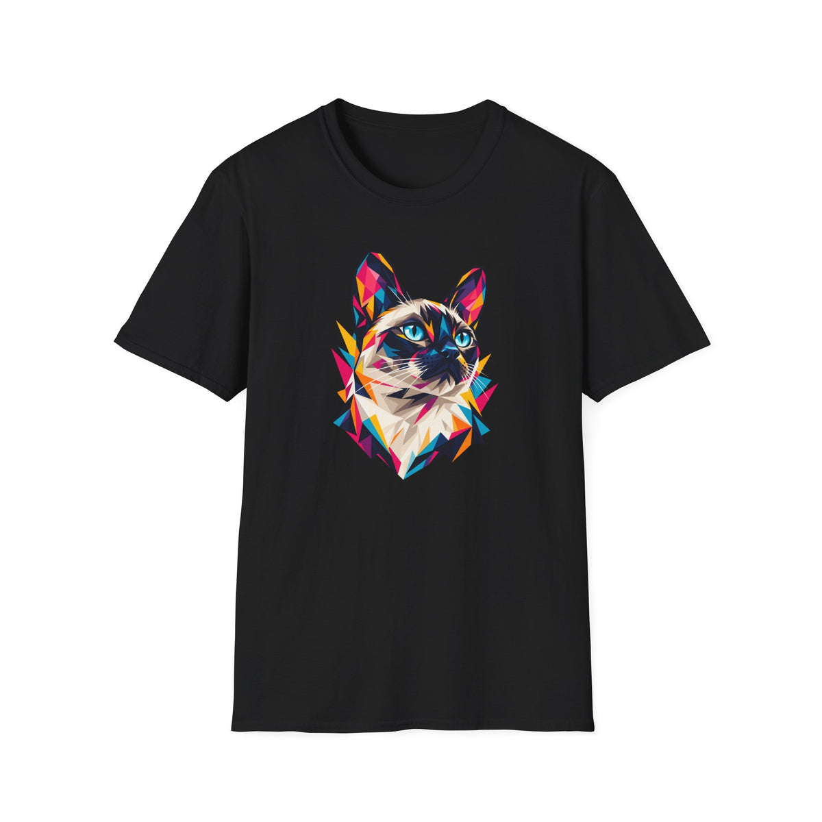 Geometric Cat Portrait