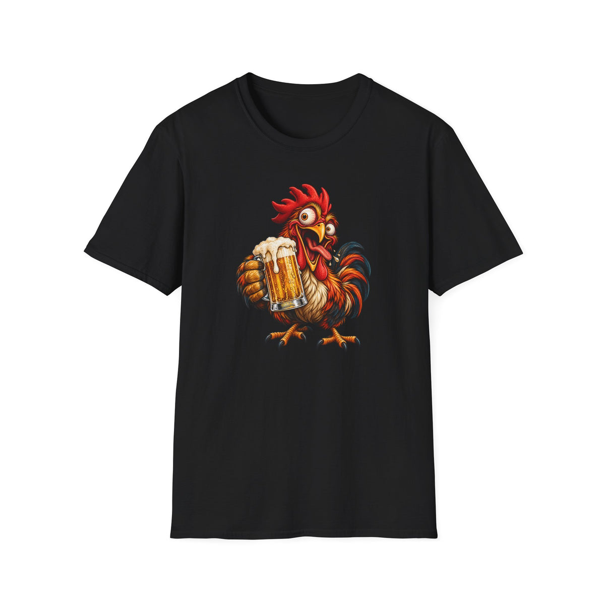 Rooster with Beer Mug