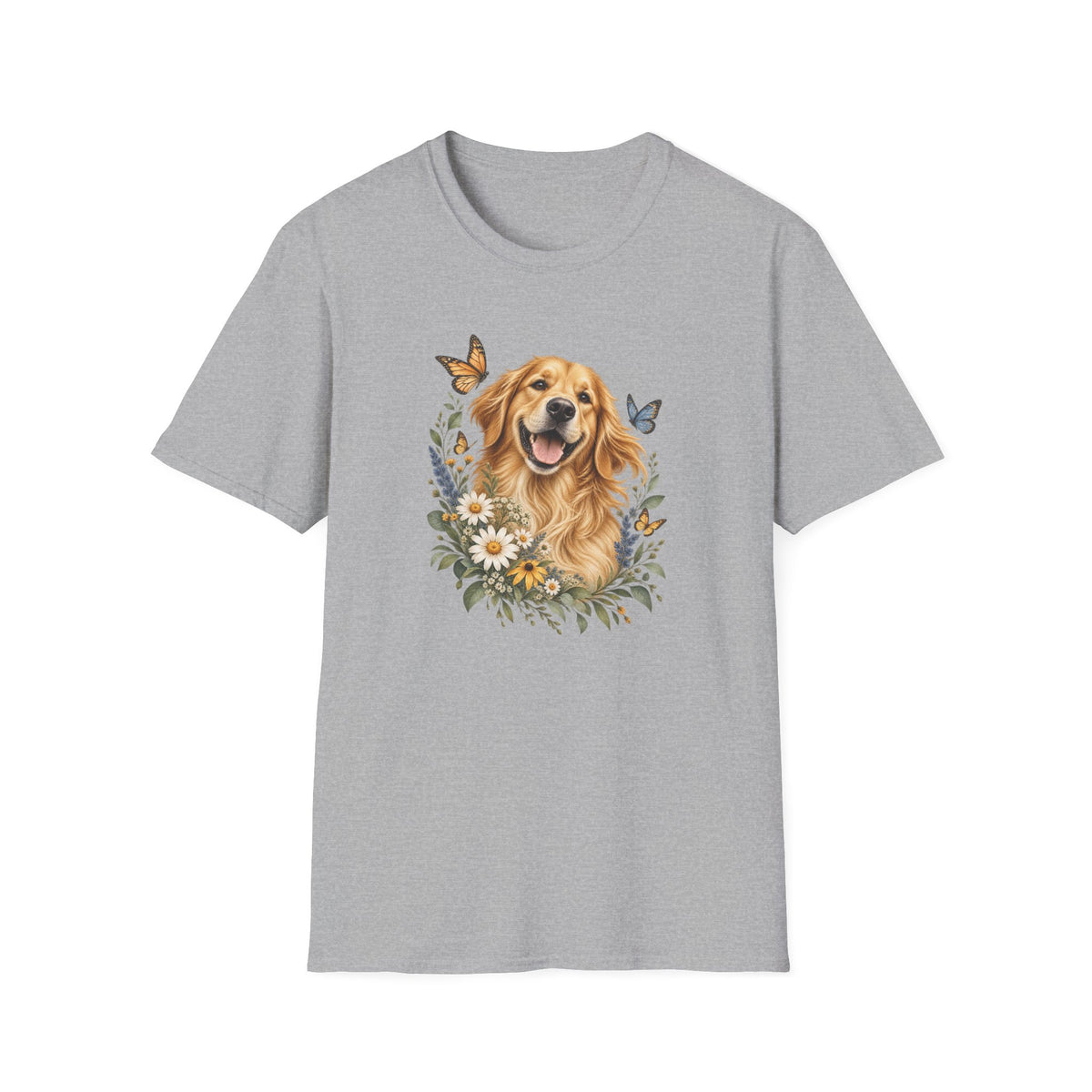 Golden Retriever Floral