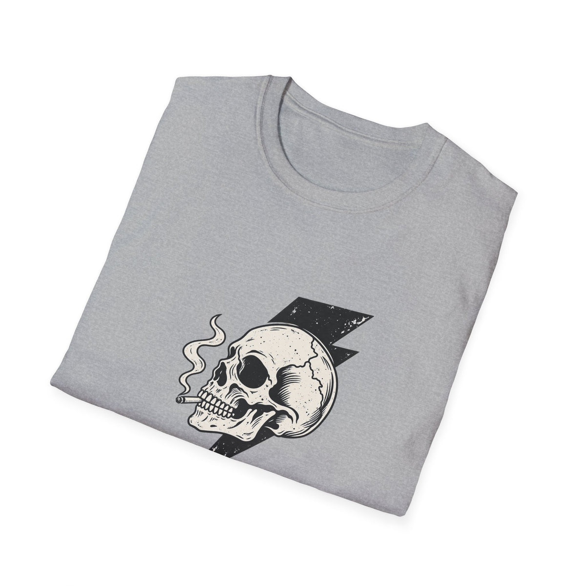 Skull with Lightning Bolt