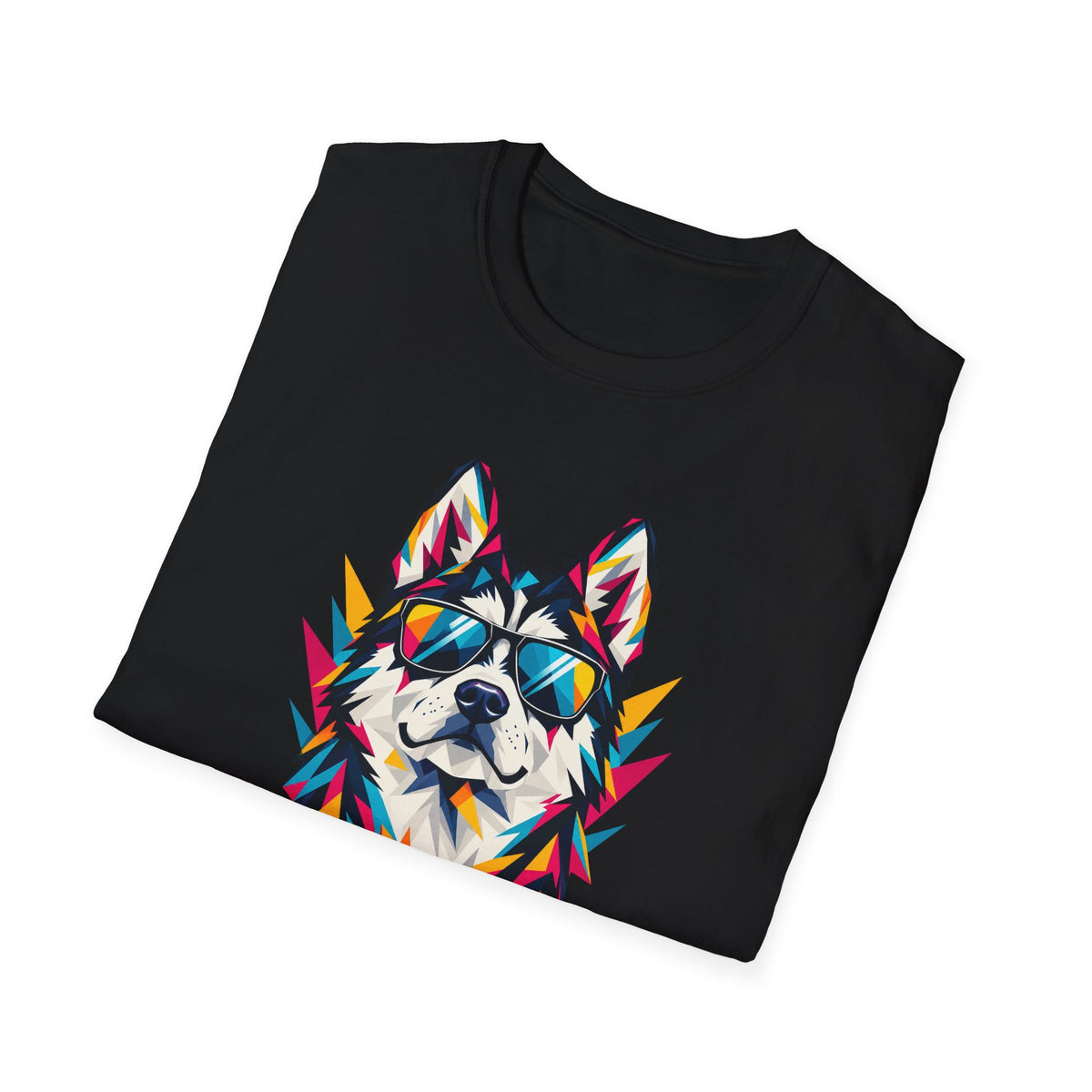 Geometric Dog Head