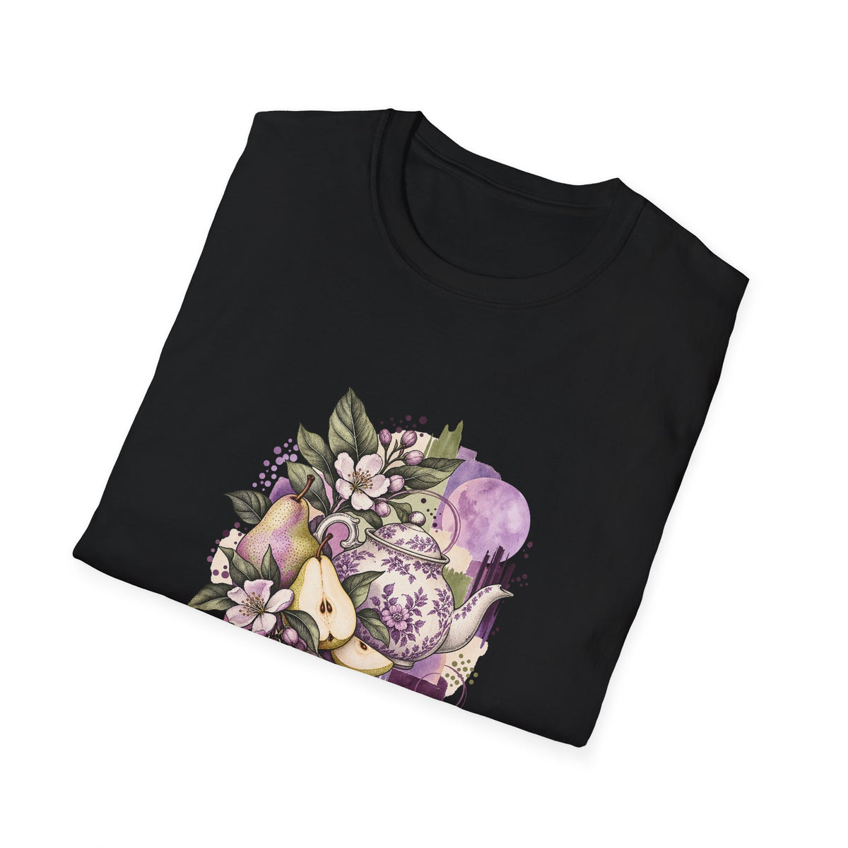 Floral Teapot & Pears