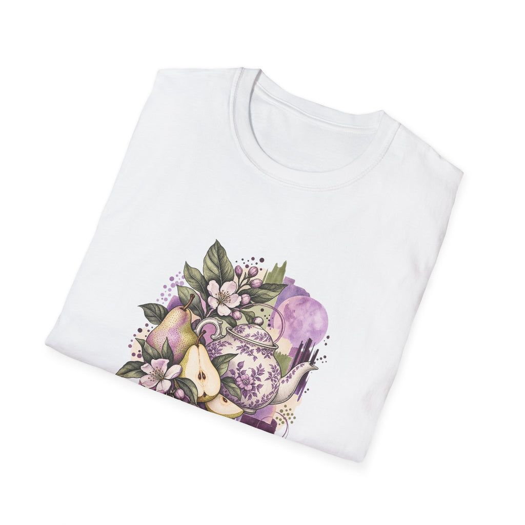 Floral Teapot & Pears