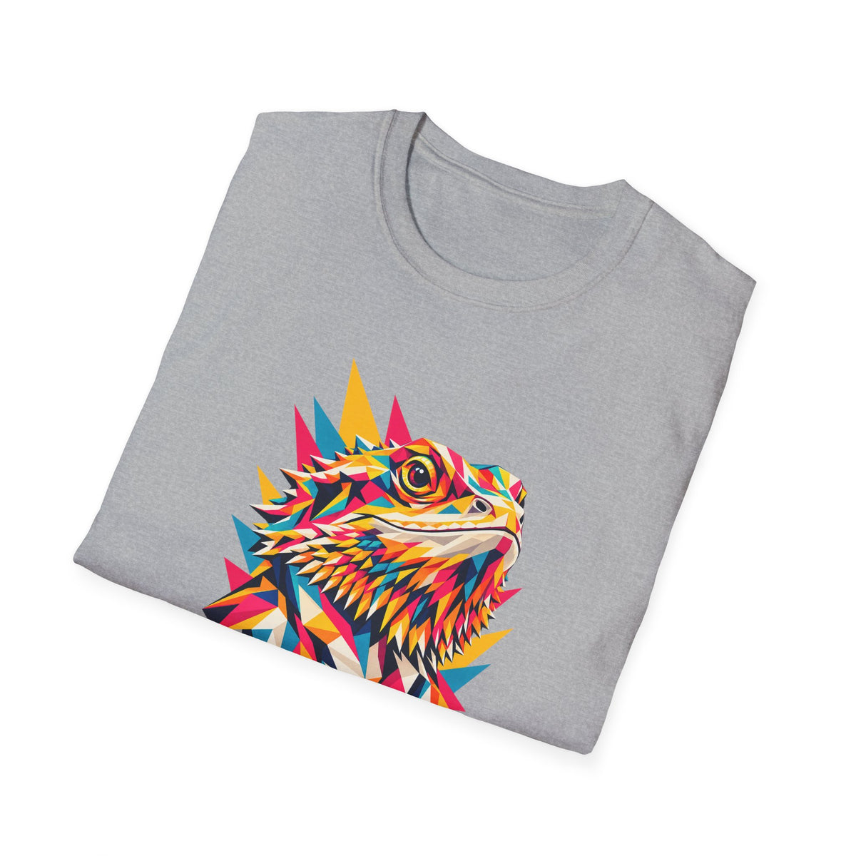 Geometric Lizard Head