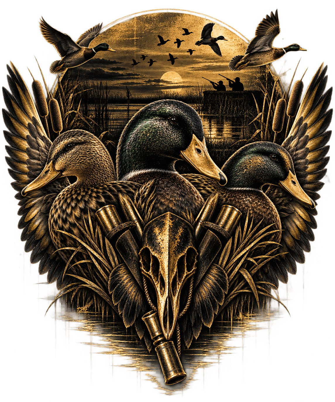 Duck Hunting Scene