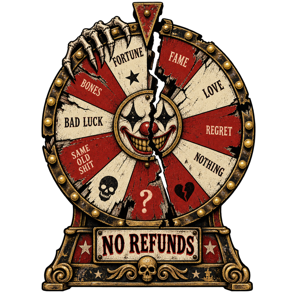 Fortune Teller Wheel - No Refunds