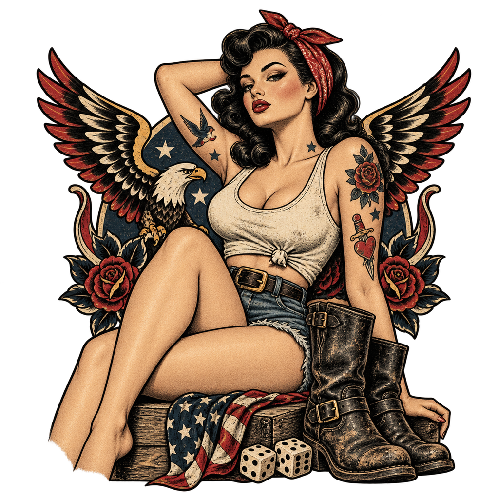 Vintage Americana Pin-Up