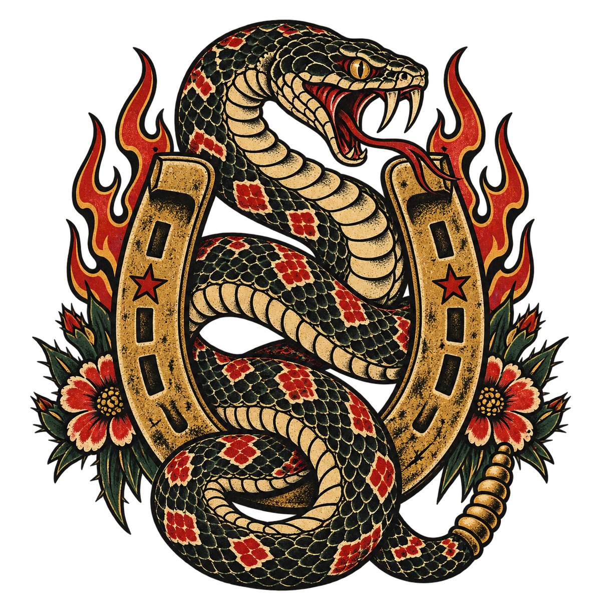 Snake and Horseshoe