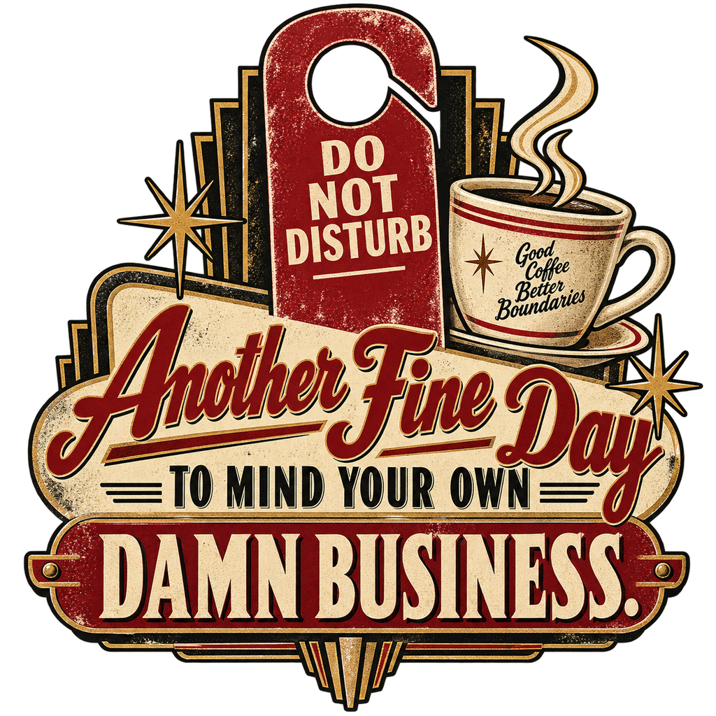 Another Fine Day To Mind Your Own Damn Business